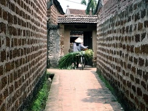 Une ruelle de l'ancien village de Duong Lâm (Photo: Anh Tuan/AVI).